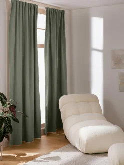 Hot Cortinas semiopacas con multibanda Jensen, 2 uds. Cortinas Y Visillos|Mantas