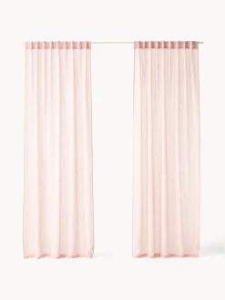 Online Cortinas semitransparente con cinta de lazo Gardine Ibiza, 2 uds. Cortinas Y Visillos|Mantas