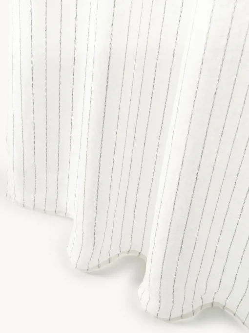 Cortinas Y Visillos|Mantas>Westwing Collection Cortinas semitransparentes con lazo Birch, 2 uds. Blanco Off White