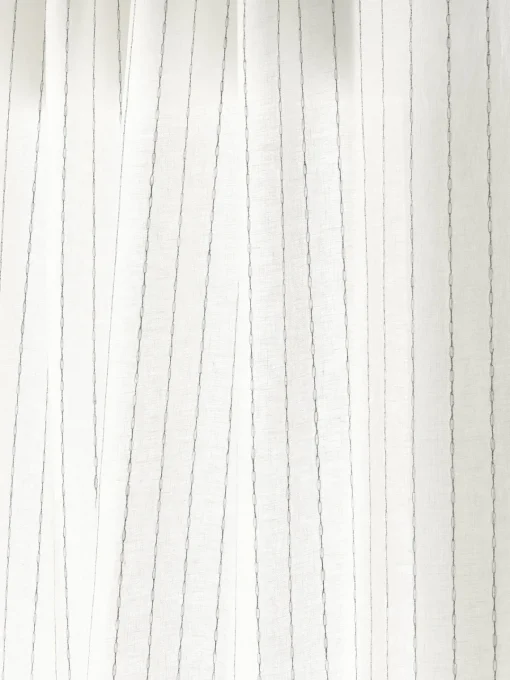 Cortinas Y Visillos|Mantas>Westwing Collection Cortinas semitransparentes con lazo Birch, 2 uds. Blanco Off White