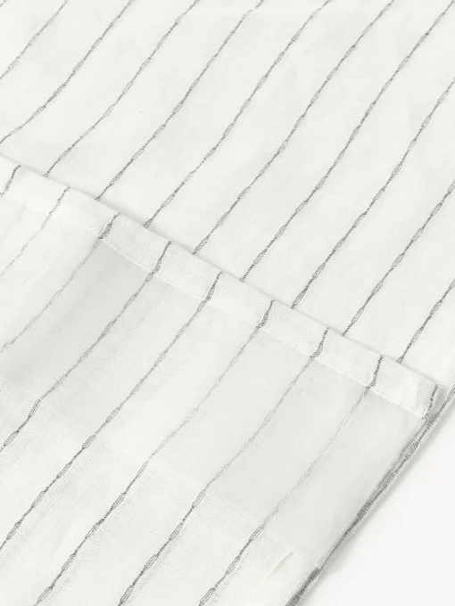 Cortinas Y Visillos|Mantas>Westwing Collection Cortinas semitransparentes con lazo Birch, 2 uds. Blanco Off White