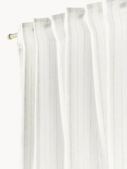 Cortinas Y Visillos|Mantas></noscript>Westwing Collection Cortinas semitransparente con cinta de lazo Birch, 2 uds. Blanco