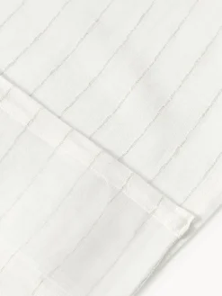 Cortinas Y Visillos|Mantas></noscript>Westwing Collection Cortinas semitransparente con cinta de lazo Birch, 2 uds. Blanco