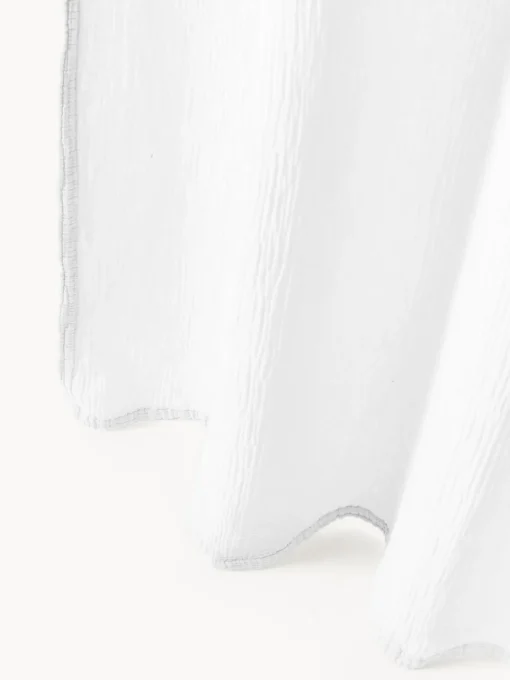 Cortinas Y Visillos|Mantas>Westwing Collection Cortinas semitransparente de muselina con dobladillo Malvina, 2 uds.