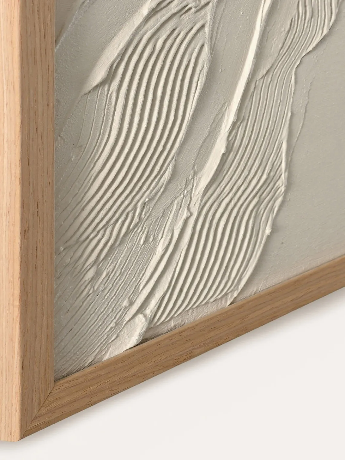 Outlet Cuadro en lienzo enmarcado pintado a mano Beige Heritage Lienzos|Jarrones