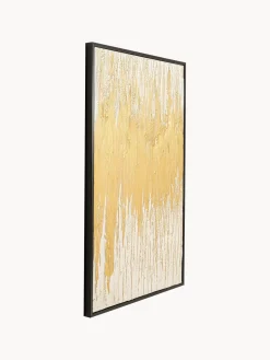 Lienzos|Jarrones></noscript>Kare Design Cuadro en lienzo pintado a mano Abstract Dorado, blanco Off White