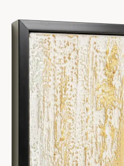 Lienzos|Jarrones></noscript>Kare Design Cuadro en lienzo pintado a mano Abstract Dorado, blanco Off White