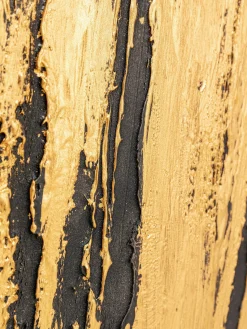 Lienzos|Jarrones></noscript>Kare Design Cuadro en lienzo pintado a mano Abstract Dorado, negro