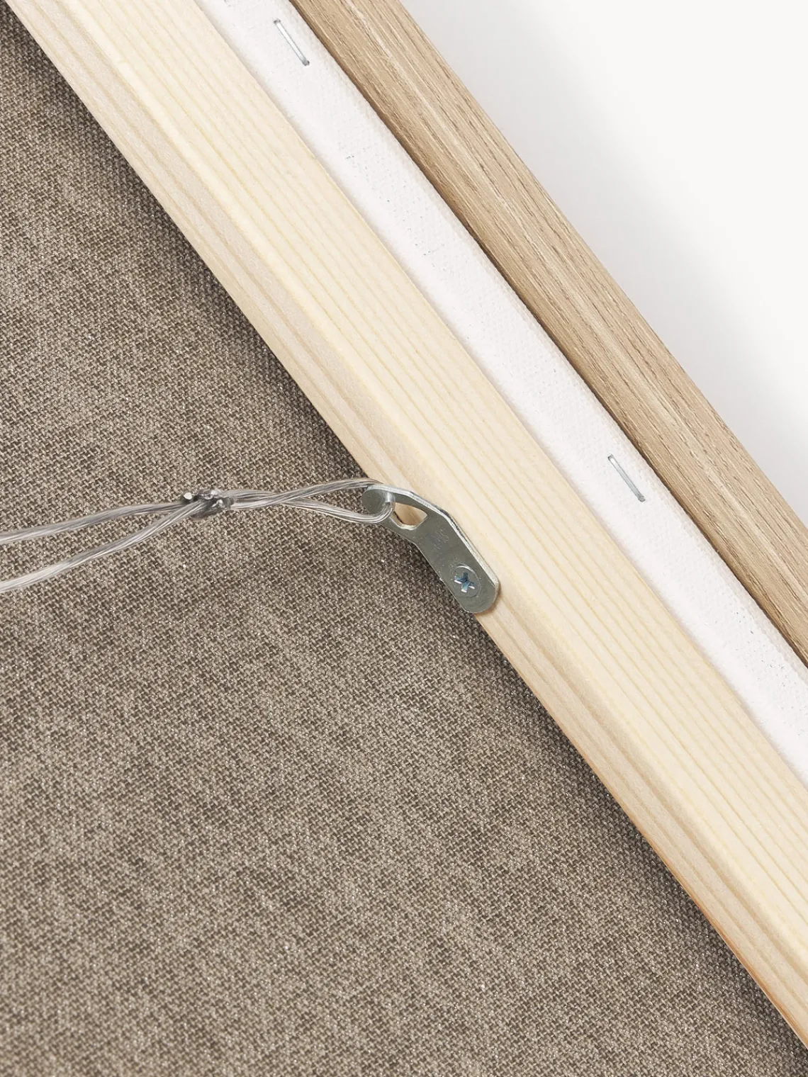 Sale Cuadro en lienzo pintado a mano Simple Living, marco de madera Lienzos|Jarrones