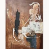 Cuadro en lienzo pintado a mano Rust Lienzos|Jarrones