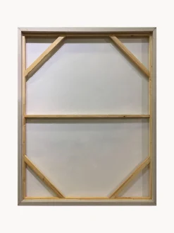 Best Cuadro en lienzo pintado a mano con marco Fabrics Lienzos|Jarrones