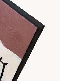 Lienzos|Jarrones></noscript>Agave Cuadro en lienzo pintado a mano Blend, marco de madera