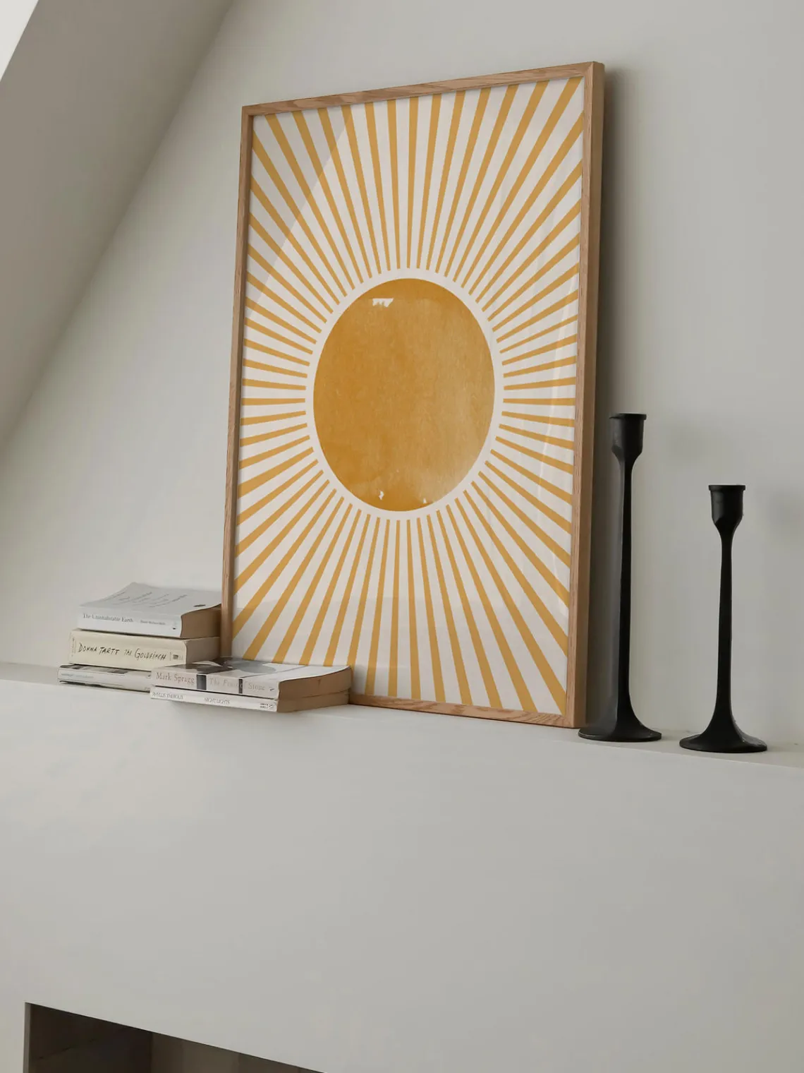 Outlet Cuadro enmarcado Boho Sun Pósters|Jarrones