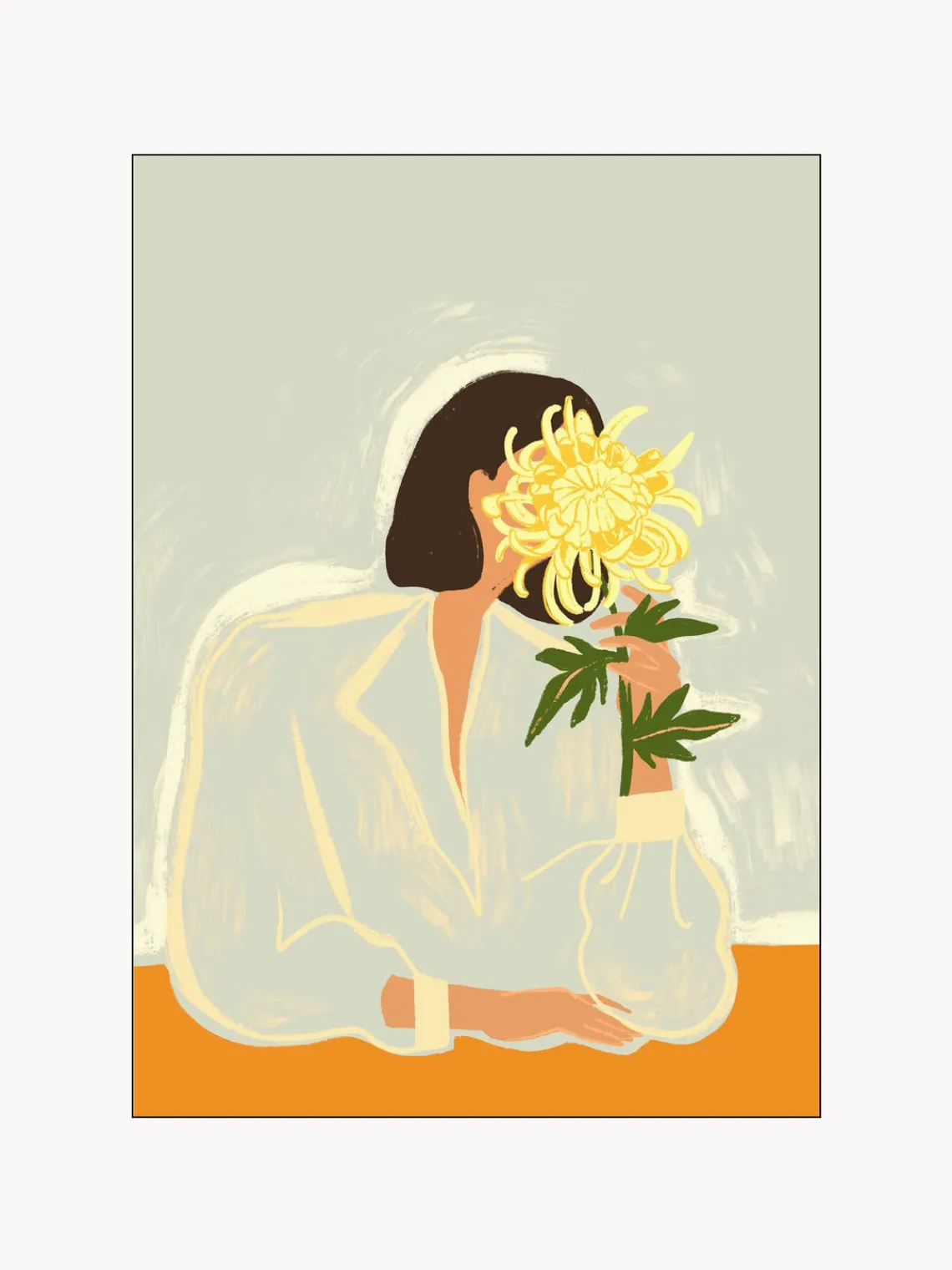 Discount Cuadro enmarcado The Crysanthemum Pósters|Decoración De Pared