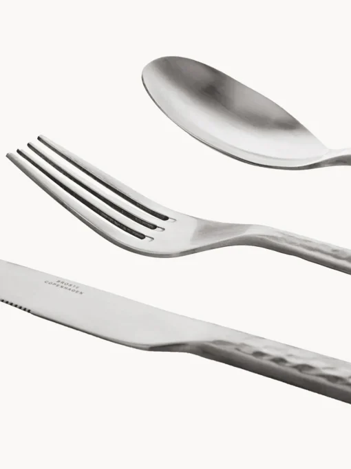 Juego De Cubiertos|Vajillas Completas>Broste Copenhagen Cubertería cepillada mate Hune, 4 comensales (16 pzas.)