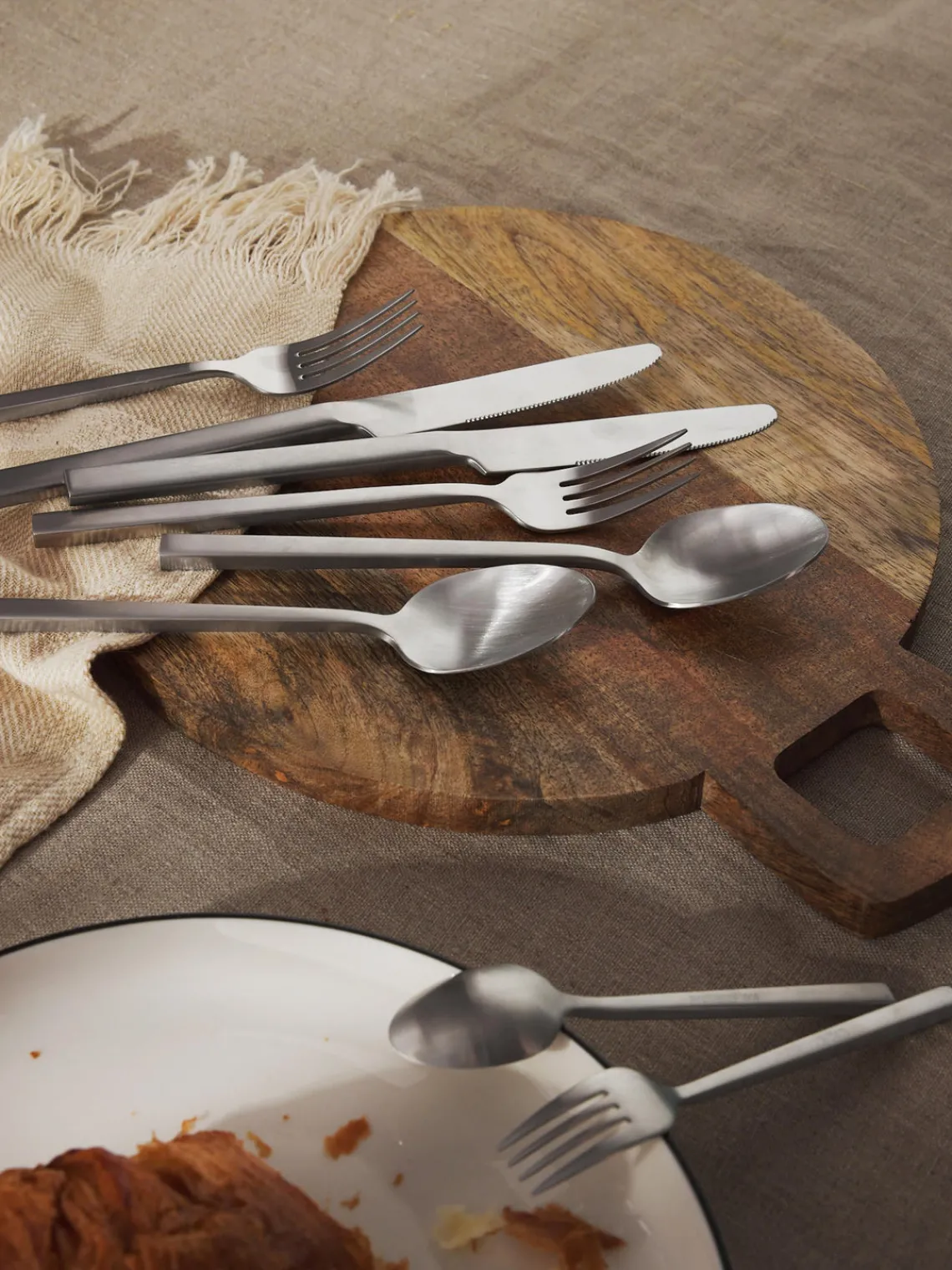 Vajillas Completas|Juego De Cubiertos>Westwing Collection Cubertería mate Shine, tamaños diferentes Plateado mate