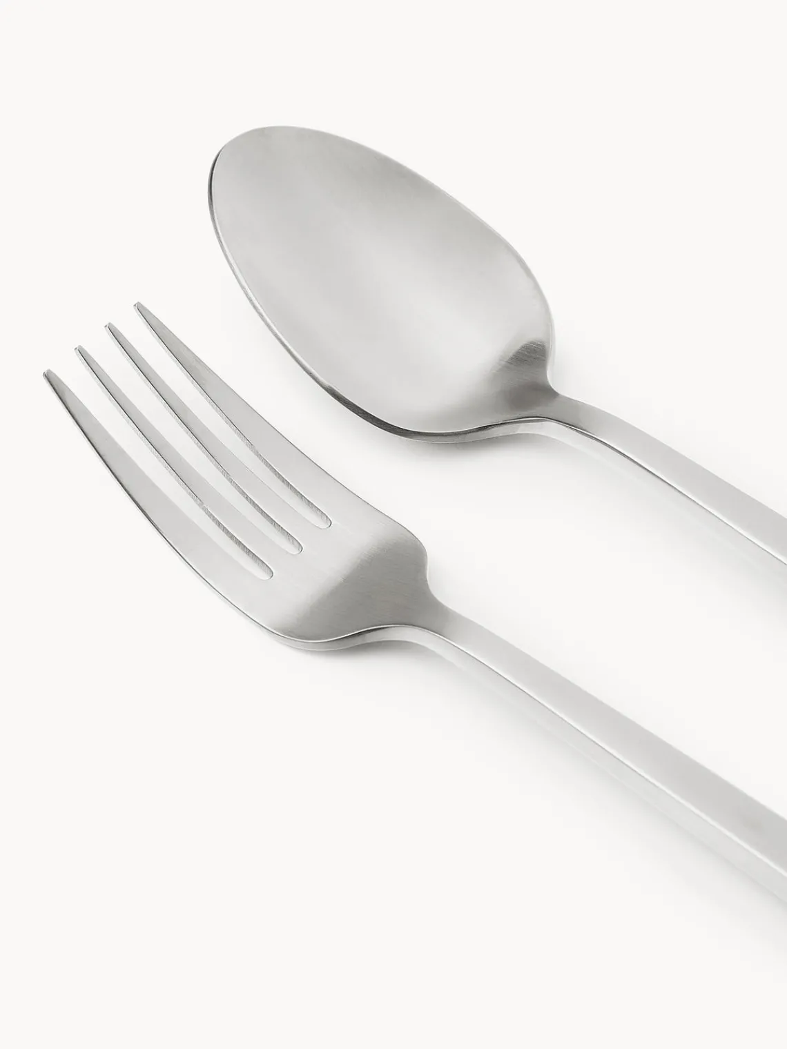 Vajillas Completas|Juego De Cubiertos>Westwing Collection Cubertería mate Shine, tamaños diferentes Plateado mate