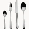 Clearance Cubertería pulida espejo Tulip, 6 comensales (24 pzas.) Juego De Cubiertos|Vajillas Completas