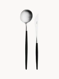 Juego De Cubiertos|Vajillas Completas></noscript>Cutipol Cubiertos artesanal Goa, tamaños diferentes Negro, plateado