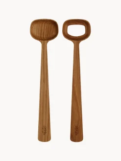 Cubiertos De Servir|Vajillas Completas>KÄHLER Cubiertos para servir de madera de roble Hammershøi
