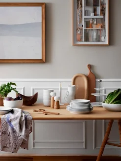 Cubiertos De Servir|Vajillas Completas></noscript>KÄHLER Cubiertos para servir de madera de roble Hammershøi