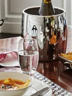 Accesorios De Bar|Vajillas Completas></noscript>Sambonet Cubitera botellas de acero inoxidable Sphera