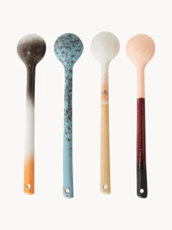 Cubiertos Individuales|Juego De Cubiertos></noscript>HKLIVING Cucharas artesanales con esmalte reactivo 70s