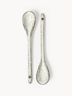 Cucharitas artesanales , 2 uds. Juego De Cubiertos|Vajillas Completas