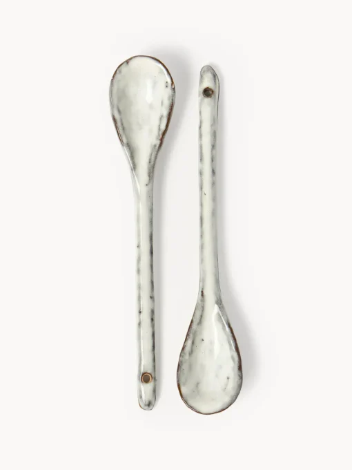 Cucharitas artesanales , 2 uds. Juego De Cubiertos|Vajillas Completas