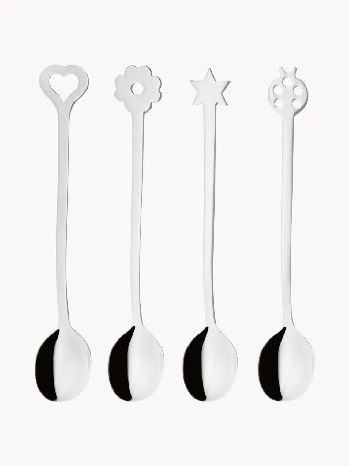 Cubiertos Individuales|Juego De Cubiertos>Sambonet Cucharitas de acero inoxidable Portafortuna, 4 uds.