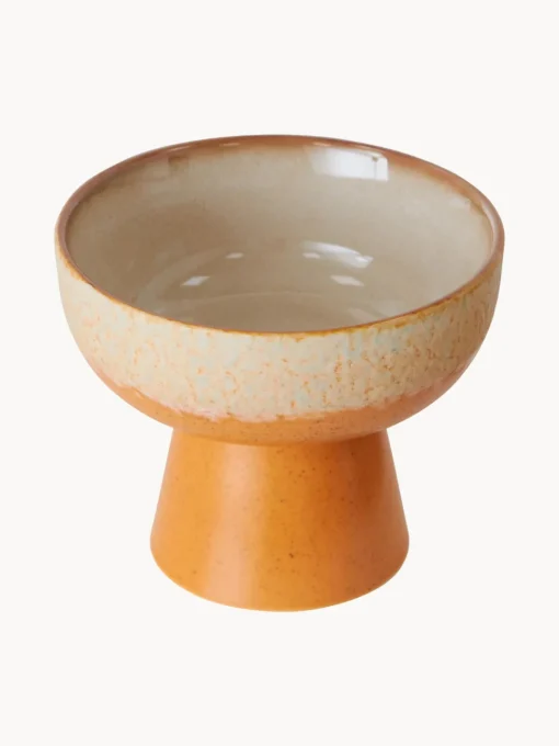 Cuencos Aperitivos|Vajillas Completas>HKLIVING Cuenco artesanal 70's Naranja, blanco Off White