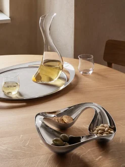 Outlet Cuenco de acero inoxidable con forma orgánica Cobra Cuencos Aperitivos|Vajillas Completas