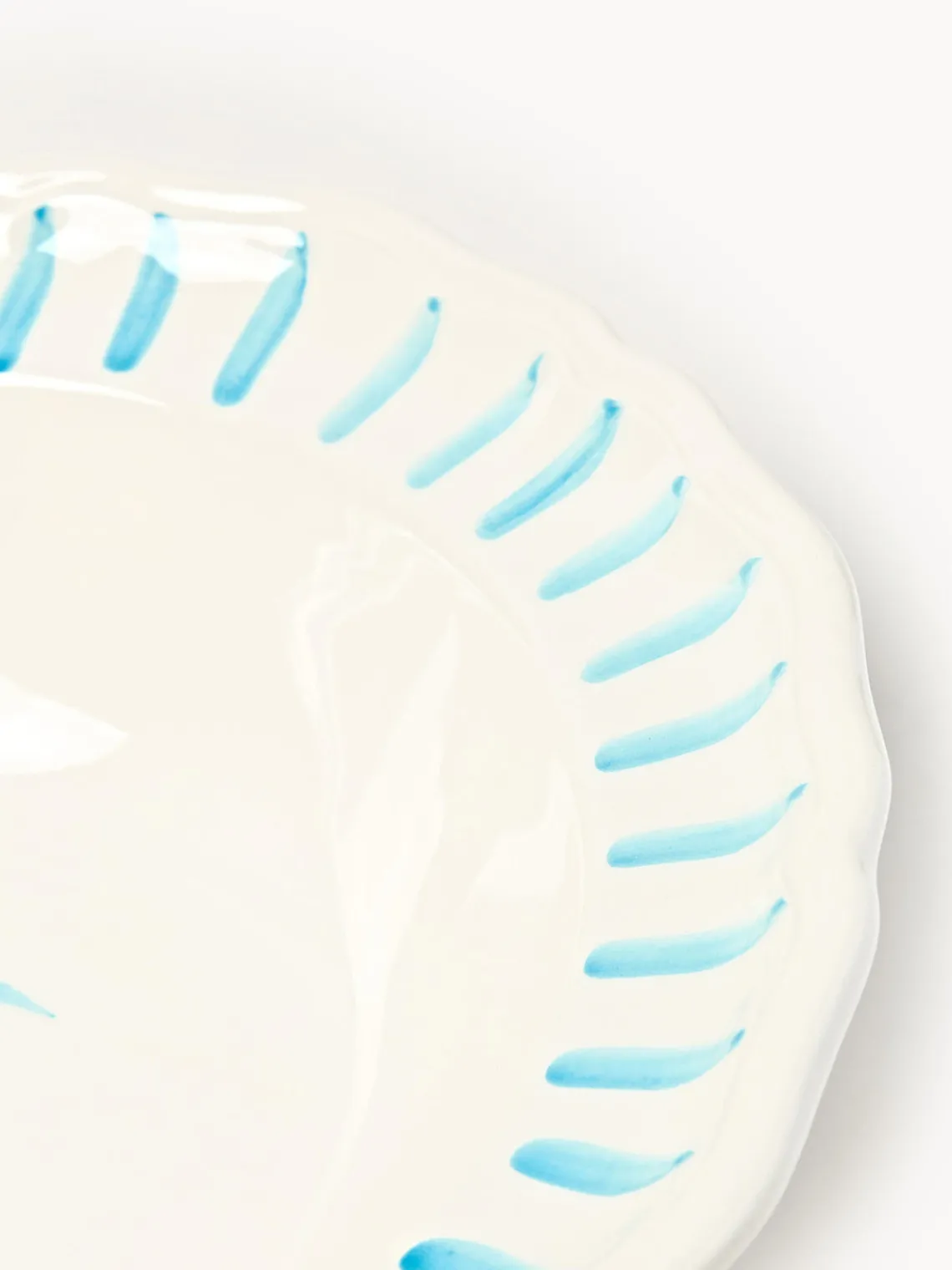 Cuencos Y Platos De Servir|Vajillas Completas>Les Ottomans Cuenco de servir pintado a mano The Palms