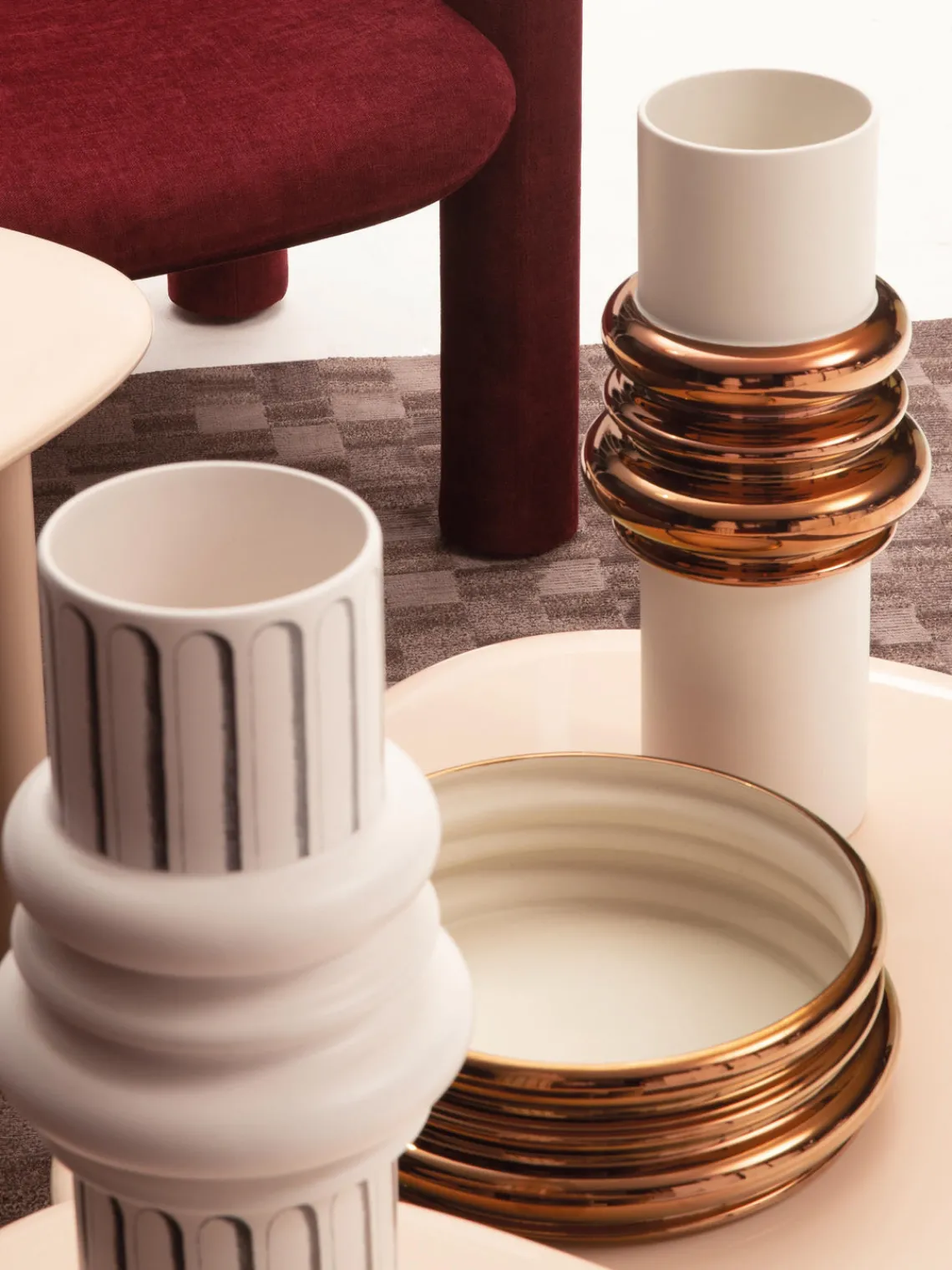 Discount Cuenco decorativo de cerámica Ordini Cuencos Decorativos|Jarrones