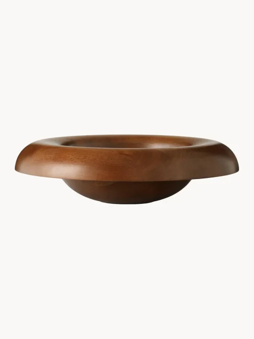 Cuenco decorativo de madera de haya Rond Cuencos Decorativos|Jarrones