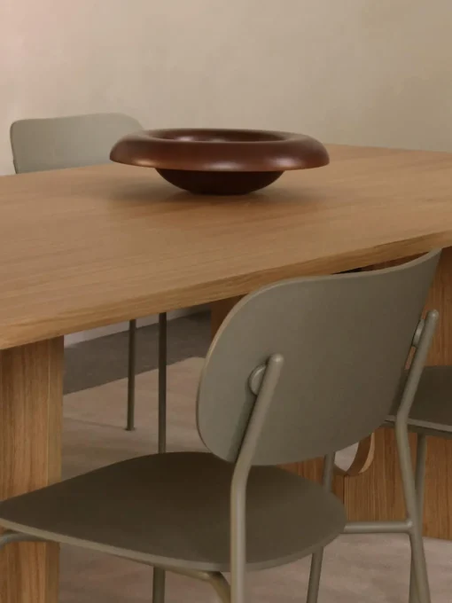Cuenco decorativo de madera de haya Rond Cuencos Decorativos|Jarrones
