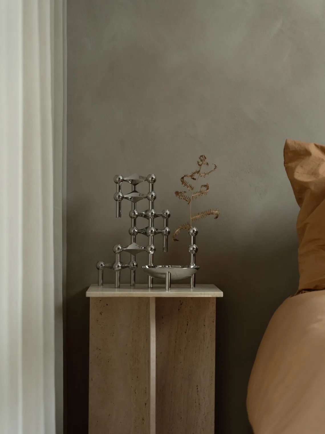 Cuencos Decorativos|Jarrones>STOFF Nagel Cuenco decorativo Plateado brillante