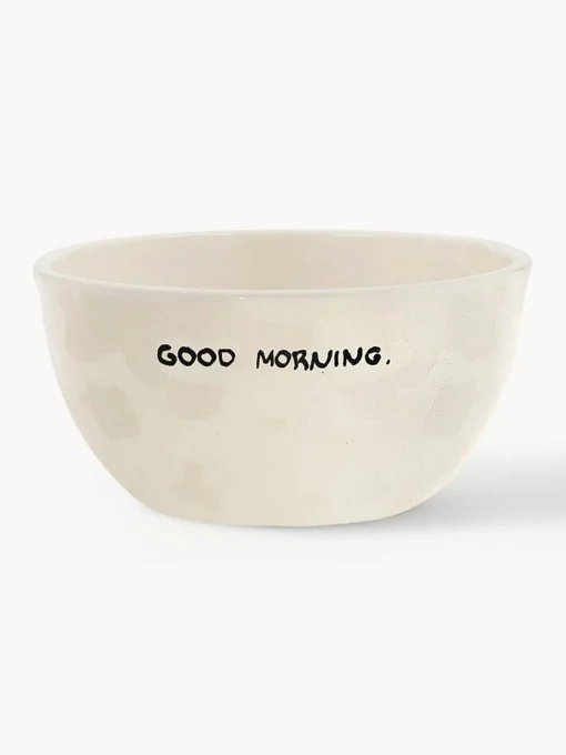 Boles Y Tazones|Vajillas Completas>Anna + Nina Cuenco pintado a mano Good Morning