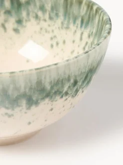 Boles Y Tazones|Vajillas Completas></noscript>Westwing Collection Cuencos artesanales Bernardo, 4 uds. Beige claro, verde salvia