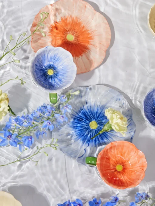 Cuencos Aperitivos|Vajillas Completas>byon Cuencos artesanales con relieves Poppy, 2 uds.
