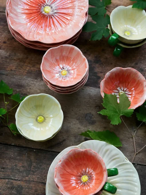 Cuencos Aperitivos|Vajillas Completas>byon Cuencos artesanales con relieves Poppy, 2 uds.