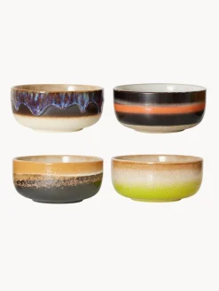 Clearance Cuencos artesanales de gres 70's, 4 uds. Boles Y Tazones|Vajillas Completas