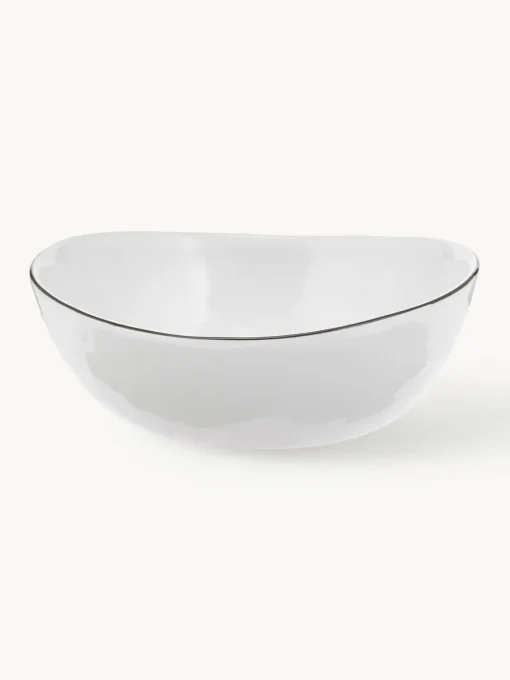 New Cuencos artesanales de porcelana Salt, Ø 17 cm, 4 uds. Boles Y Tazones|Vajillas Completas