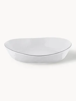 Boles Y Tazones|Menaje De Mesa>Broste Copenhagen Cuencos artesanales de porcelana Salt, Ø 20 cm, 2 uds.