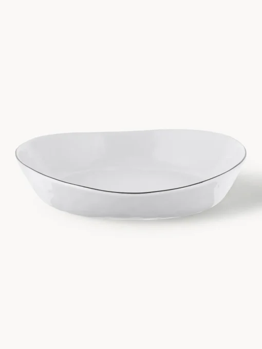 Boles Y Tazones|Menaje De Mesa>Broste Copenhagen Cuencos artesanales de porcelana Salt, Ø 20 cm, 2 uds.