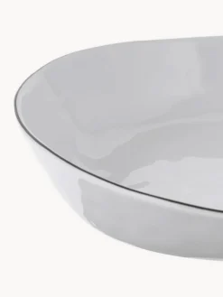 Boles Y Tazones|Menaje De Mesa></noscript>Broste Copenhagen Cuencos artesanales de porcelana Salt, Ø 20 cm, 2 uds.