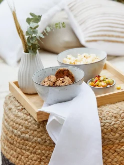 Boles Y Tazones|Vajillas Completas>Broste Copenhagen Cuencos artesanales , 4 uds. Nordic Sand