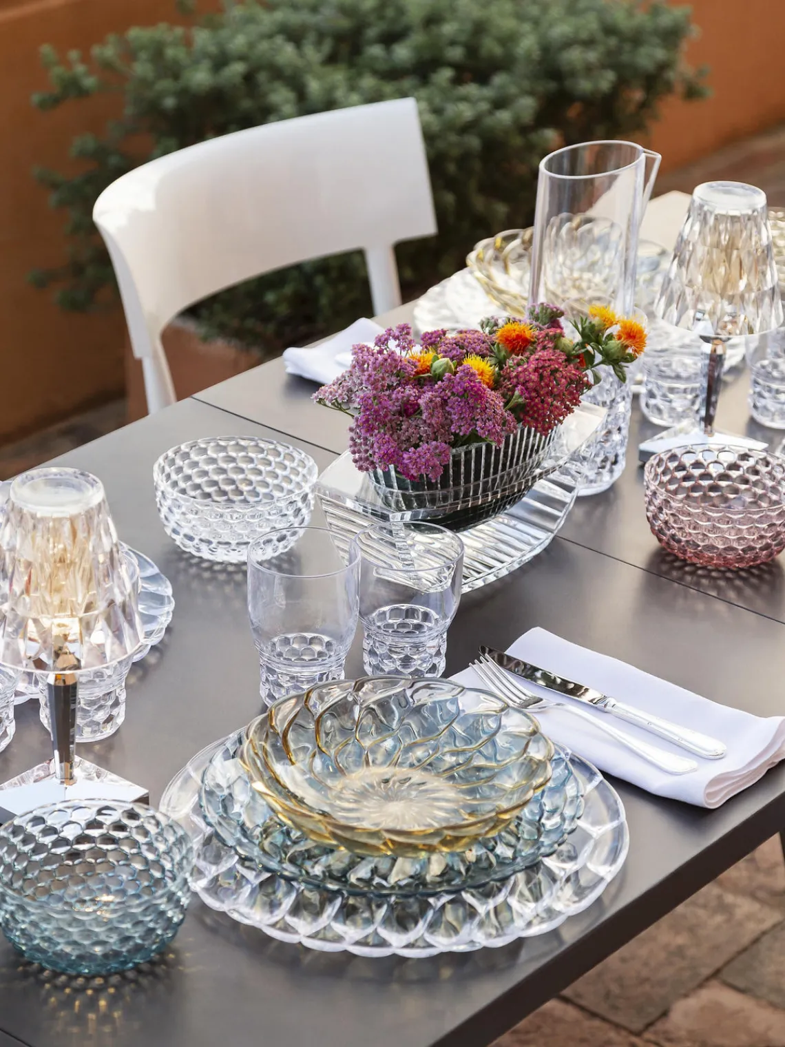 Boles Y Tazones|Menaje De Mesa>Kartell Cuencos con relieves Jellies, 4 uds. Transparente