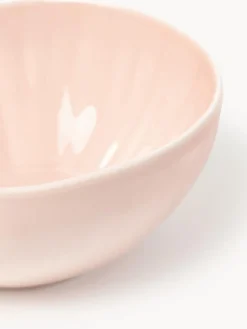 Boles Y Tazones|Menaje De Mesa></noscript>Westwing Collection Cuencos de porcelana con relieves Sali, 4 uds. Rosa claro