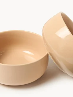 Boles Y Tazones|Vajillas Completas></noscript>Westwing Collection Cuencos de porcelana Nessa, 4 uds. Melocotón brillante